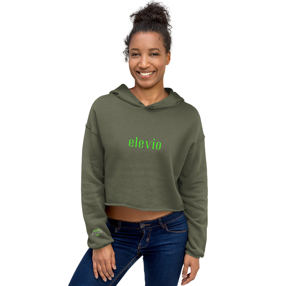 Elevio Cropped Hoodie – Where Style Meets Mindset